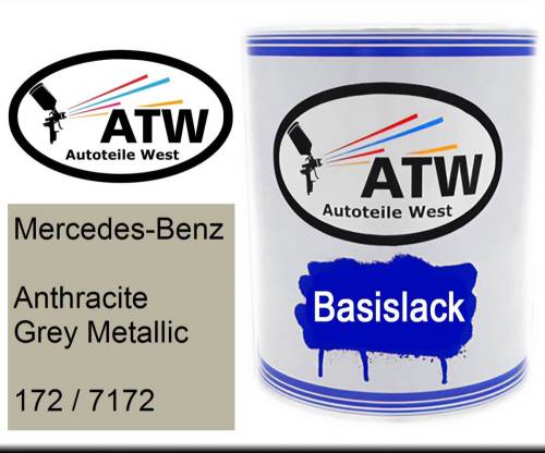 Mercedes-Benz, Anthracite Grey Metallic, 172 / 7172: 1L Lackdose, von ATW Autoteile West.